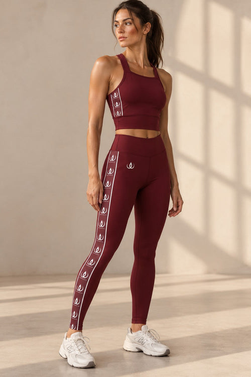 Lux Maroon legging
