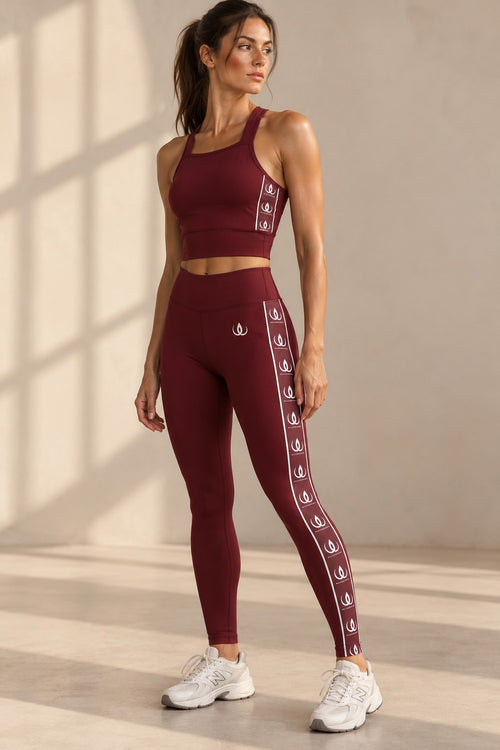 Lux Maroon legging