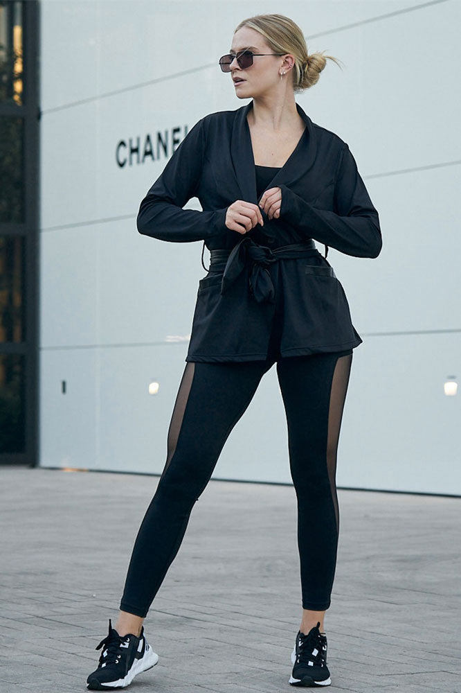 Edge Blazer Dam detaljbild knappar och fickor