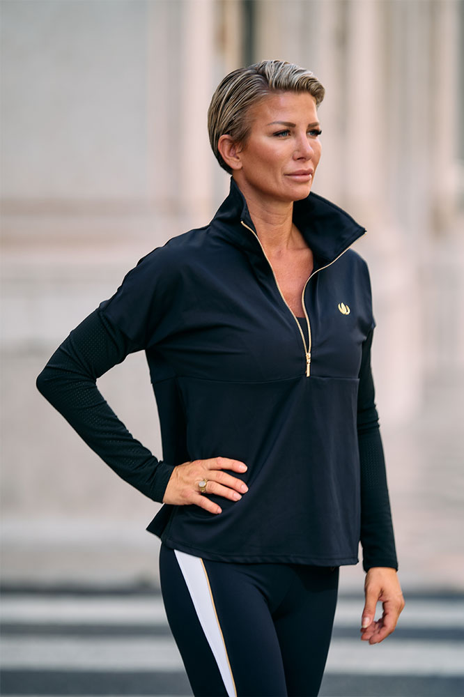 Edge Half Zip Träningströja matchad med Edge Tights