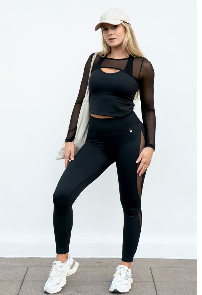 Edge Mesh Sculpting Tights matchad med Mesh Tröja