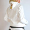 Cozy white hoodie with embroidery