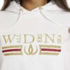 Vit snygg hoodie- Deluxe Hoodie