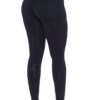 Black training tights with pockets on legs
