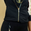 Training jacket with luxurious look and feel