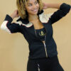 Training jacket with luxurious look and feel