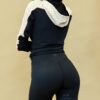Training jacket with luxurious look and feel