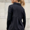 Black half gold zip Long Sleeve